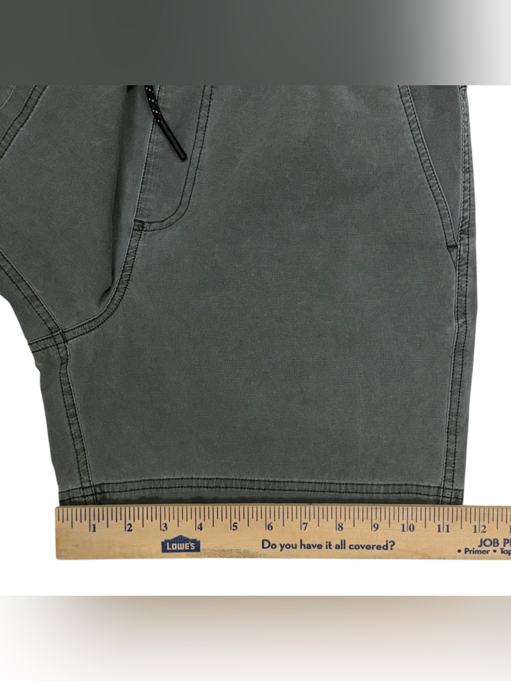 Bear Bottom Volley Shorts Men Medium Green 5.5 Elastic Waist Chino Casual Preppy - Picture 8 of 9